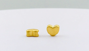 MJ Jewellery 3D 999.9/24K Pure Gold Mini Love Pendant/Charm B800