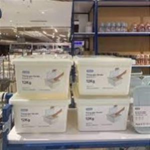 Thùng Đựng Gạo Inochi Sendai 12kg – Hộp Bảo Quản Gạo Nhựa Nguyên Sinh Kháng Khuẩn Ag+ Chống Ẩm Mốc