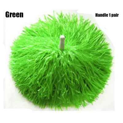 MAKERVY 1pair 9 Colors Competition Flower Dress Costume Dance Party Decorator Cheerleading Cheering Ball Cheerleader pompoms Club Sport Supplies