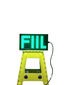 Running Text P10 1 Panel 2 Sisi Ukuran 21x37 cm Outdoor