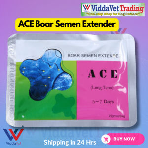 Viddavet Ace boar semen extender 5-7 days medium term Boar semen collector Ace boar semen extender Boar semen extender