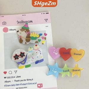 [COD] SHgeZm Ngọt Ngào Dễ Thương Con Chó Kẹp Tóc Phim Hoạt Hình Mỏ Vịt Clip Trái Tim Sao Acrylic Bangs Tóc Clip Bị Gãy Tóc Clip Tất Cả Các Phù Hợp Tóc Phụ Kiện
