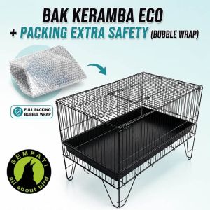 SEMPATI KHUSUS TERKIRIM 1 JAM INSTAN Bak Keramba Mandi Burung Premium Super Tebal Emboss Brand Sempati Bak Mandi Sangkar Tempat Mandi Burung Kotak Kandang Kuliaran Murai Batu Kacer Kenari Lovebird