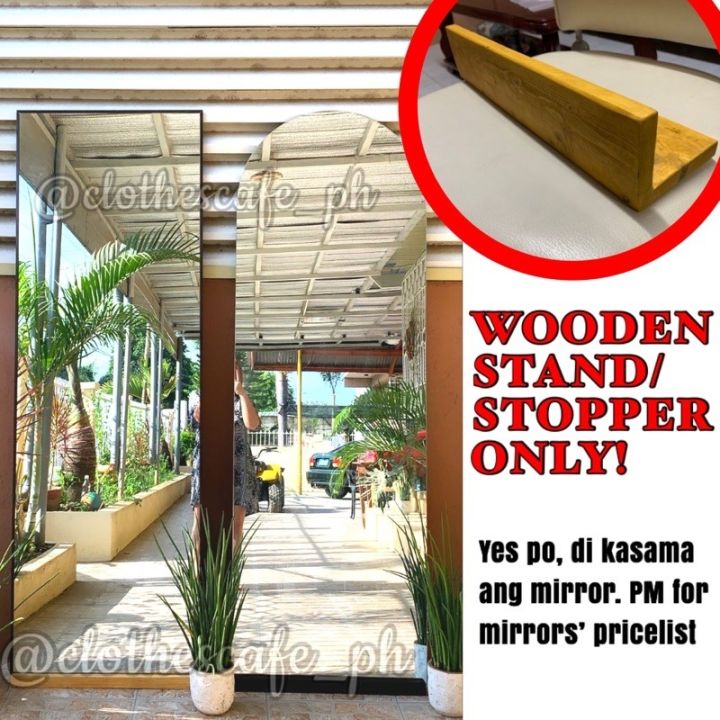 (onhand WOODEN STAND STOPPER ONLY w/ FREE ANTISKID) FOR FRAMED