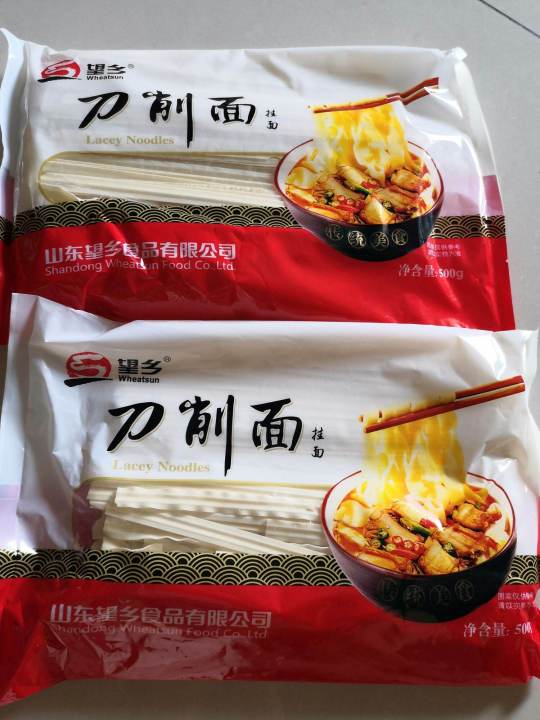 刀削面500g 望乡原味/荞麦刀削面挂面面条 | Lazada