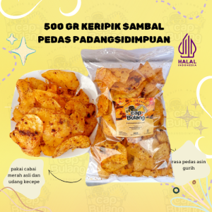 500 GRAM Keripik Sambal Pedas Khas Sidempuan/Padangsidimpuan
