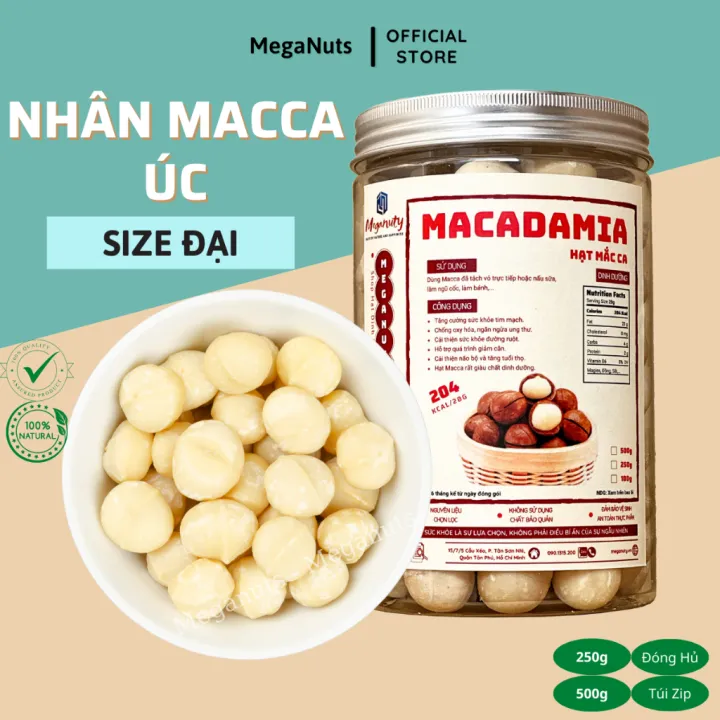 Nhân hạt macca Úc sấy nguyên hạt/ hạt vỡ loại 1
