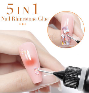 10ml Nail Rhinestone Adhesive Glue For Stick The Drill Soak Off UV LED Nail Art Gel Varnish for DIY Nail Art Jewelry Decoration