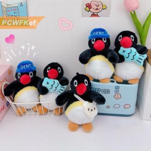 【PCWFKef】 ของตกแต่งแขวนกระเป๋ารูปเพนกวินอ้วนน่ารักพร้อมจี้รูปสัตว์ตุ๊กตาพวงกุญแจ