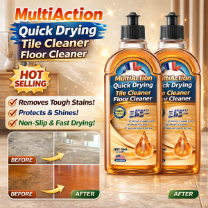 Fast Drying Multi Surface Floor Cleaner Liquid Antibacterial Tile Wood Floor Cleaning Solution 1000ml Safe For Home Kitchen Bathroom