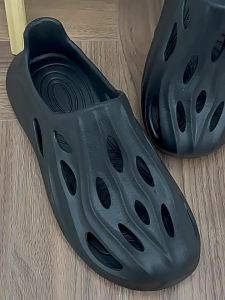 All-Inclusive Perforated Shoes For Men Summer Outdoor Wear Thick-Soled Non-Slip Sporty Style Breathable Beach Sandals For Couples WomenS