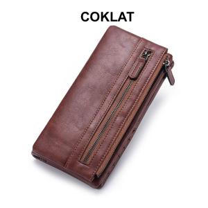 DEABOLAR JC222 DOMPET PANJANG TEBAL BANYAK RUANG MUAT HP BAHAN KULIT SINTETIS