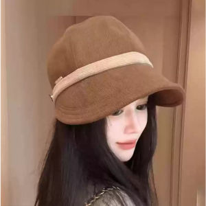 Mũ chống nắng vải nỉ nhung có nút cài khẩu trang mũ ngư dân vành rộng Chống 99% Tia UV