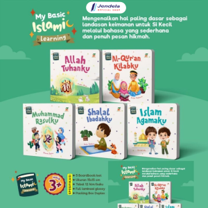 (Isi 5 Buku) Buku Anak My Basic Islamic Learning Big Boardbook Anak 1 Tahun First Islamic Words Animal World Muslim Islami First Islamic By Ziyadbooks