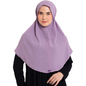 Elzatta Hijab Kerudung Jilbab Bergo Instan Bahan Crinkle Polos Adem Sabelya Crinkle