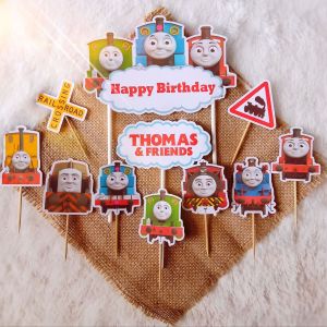 Topper Kue Custom Nama Karakter Thomas
