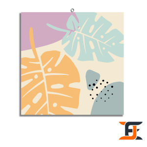 HIASAN DINDING MINIMALIS DAUN ABSTRAK WALLDECOR NUANSA ABSTRAK HAND DRAW MINIMALIS 20X20 HIASAN DAN PAJANGAN RUMAH  AESTHETIC KEKINIAN