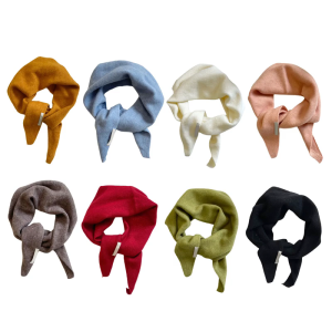 Khăn quàng cổ thời trang mỏng bọc mềm dệt Ba bên kế hoạch mùa đông trung tính ấm áp bổ sung cho phong cách hàng ngày