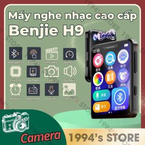 Bản 2026 Benjie H9 Máy nghe nhạc có camera để quay phim chụp ảnh - Chip DSD cao cấp - Bluetooth 5.4 - Cảm ứng IPS HD