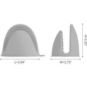 Heat Resistant Silicone Oven Mitts Silicone Gloves BBQ GlovesWaterproof Oven Silicone Mitts