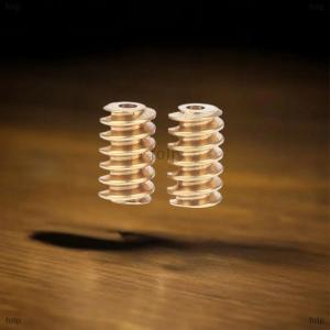 [COD] folp 1PCS 0.5 Modulus 1.98mm 2.28mm 2.98mm Aperture Hole Diameter Single-head Copper Worm Gear Matching 2mm 2.3mm 3mm Shaft