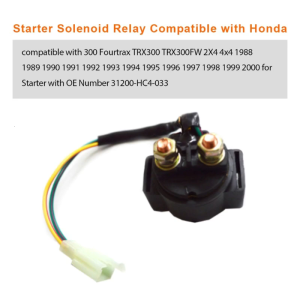 Upgraded Starter Solenoid Relay Motorcycles Start Relay 12V Easy Installation 507080125150 Quality-plastic Made Durable