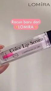 LOMIRA Color Lip Serum 5.5gr Melembabkan Kulit Bibir with Coconut Oil Serum Bibir Lip Balm Lipstik