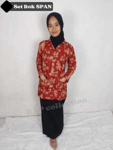 RAP - Blazer dan Blus Batik Dharmawanita-Batik DWP
