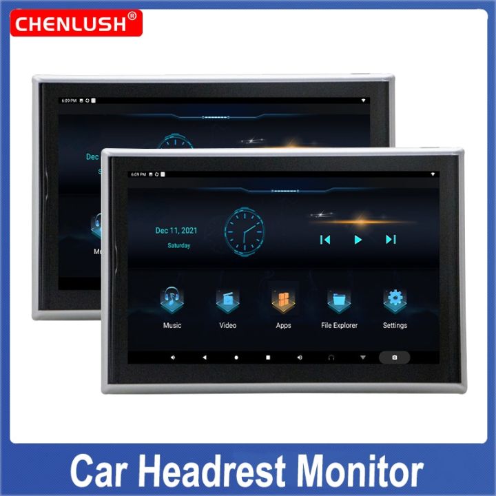 Car TV Headrest Monitor IPS Touch Screen Automobile Rear Seat Display ...