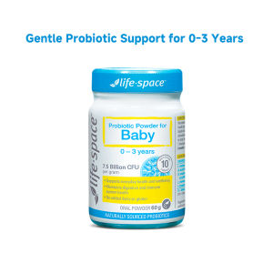 Men vi sinh Life Space Powder For Baby giúp hỗ trợ tốt cho tiêu hóa hỗ trợ tăng cường sức đề kháng cho bé 0-3 tuổi lọ 60g