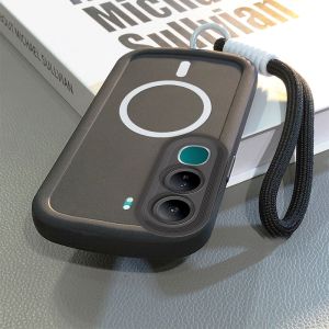 ซองสำหรับ vivo v40 lite vivo Y19S 4G VIVO y29s y04 Y29 4g V50 V60 LITE 5G ซองศัพท์กันกระแทก ดีไซน์ใหม่สวยงาม พร้อมการติดตั้งแม่เหล็กไร้สายและสายคล้องคอ JTDTGSBS01