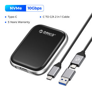 ORICO Ổ cứng lưu trữ thể rắn gắn ngoài MB/giây SSD 2000/1000 di động 2TB 1TB 512GB USB 3.2 Gen2 Type-C cực kỳ di động cho máy tính xách tay chuyên nghiệp MacBook Air (A10)