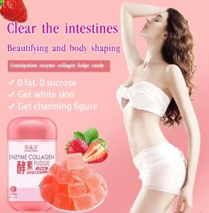Constipation enzyme collagen fudge candy