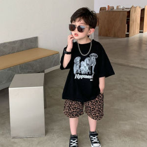 BABYFINE เสื้อยืดแขนสั้นเด็กชายฤดูร้อนเสื้อผ้า 2022 เด็กใหม่หล่อเสื้อผ้าแฟชั่นชายกีฬาแขนสั้น ชุดเด็กผู้ชาย9 12 เสื้อผ้าเด็กผช(ขายแต่เสื้อ)