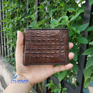 [FREE SHIP] Ví da cá sấu 2 mặt. Gai đuôi cá sấu tầm trung dễ sử dụng!