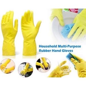 SH rubber latex reusable dishwashing laundry gloves cleaning gloves