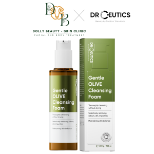 DrCeutics Gentle Olive Facial Cleansing Gel for All Skin Types Moisturizing Oil-Free Cleanser 20g
