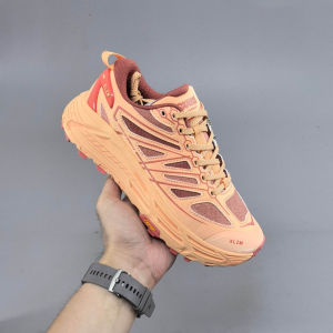 HOKA ONE ONE Mafate Speed 2 TS Running Shoes Men Women Lightweight Cushion Breathable Sneakers Peach Orange