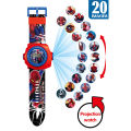 Elctech Flip Cover Design, Frozen Spiderman Kids Watch, 20 Anime Scenes, Projection Smart For Kid Car Ultraman Design Cartoon Animation Electronic Watch. 