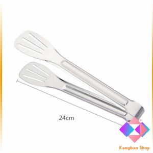 KANGBAN คลิปหนีบอาหารสแตนเลส ที่คีบบาร์บีคิว ย่างเนื้อ ที่คีบปากเป็ด stainless steel food clip