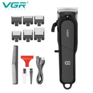 VGR V-118 Hair Clipper SET Barber 7000rpm Hair Cut Machine Electric Rechargeable Cordless Professional Hair Clipper
