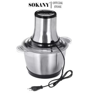Máy xay đa năng máy xay thịt SOKANY LB7005A 3.0L SOKANY LB7004A 2.0L cao cấp chính hãng tặng kèm lưỡi dao xay 2L