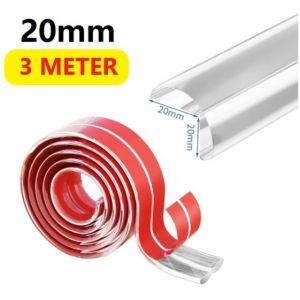 ready stock PREMIUM Transparent Baby Safety Corner Roll Edge Protector Soft Rubber Corner Cover