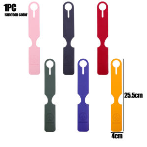 Strip Luggage Tags PU Leather Anti Loss Airplane Check-in Label Pendant Colorful Boarding Tag Travel Trolley Suitcase Accessories