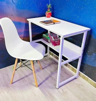 Bàn làm việc bàn có kệ lửng BKL01T ngang 80cm (full phụ kiện tuvit lục giác ốc vít) _ Hương Giang