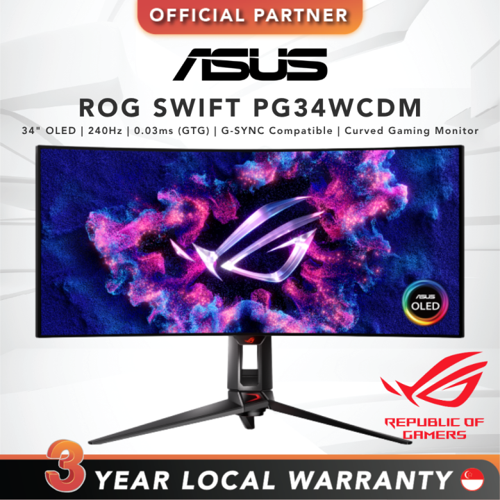 FAST SHIP] ASUS ROG Swift PG34WCDM 34