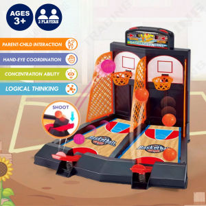 2 Players Tabletop Basketball Game Finger Shooting Basket Sport Games Toys with Score Board / Permainan Bola Keranjang