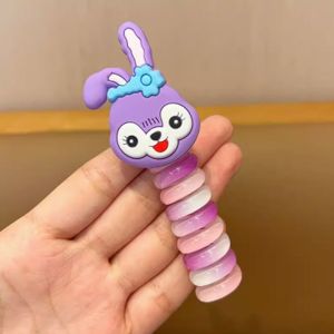 Gratis Semua - Ikat Rambut Anak Model Ulir / Karet Rambut Anak Model Spiral / Ikat Rambut Spiral Rainbow