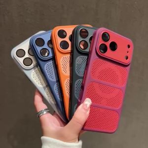 Summer Heat Dissipation for Magsafe Magnetic Case for IPhone 17 16 15 14 Plus 13 12 Pro Max Protection Shockproof Cover