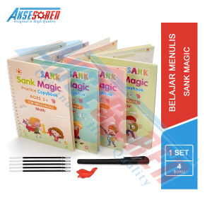 Aksesoren Buku Panduan Belajar Menulis Anak [Sank Magic] / Buku Cara Cepat Nulis / Buku Anak Sekolah TK SD